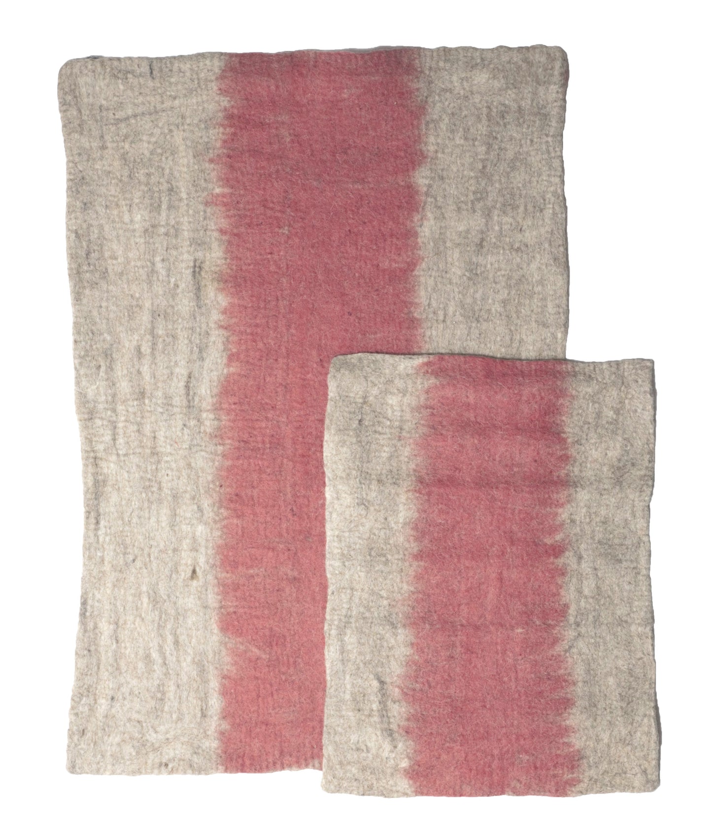Wool Mat, Ombre, Rose