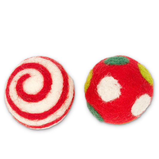 1.5" Holiday Balls, Pack of 2 Toys